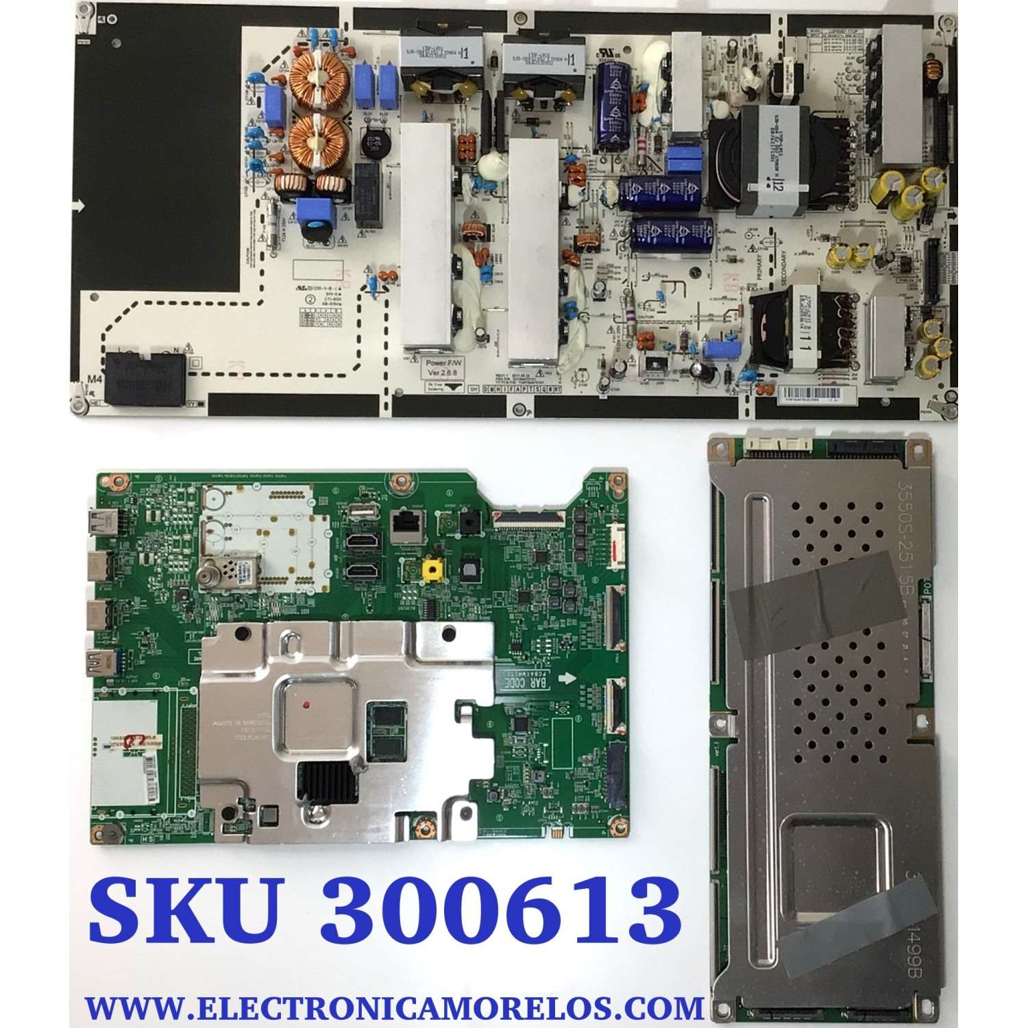 KIT DE TARJETAS PARA TV LG OLED / MAIN EBT65053301 / EAX67150604(1.0)  / T-CON 6871L-5335A / 6870C-0711C  / FUENTE EAY64470101 / TGNT64470101 / 64470101 / PANEL LC650AQD (EK)(A4) / MODELO / OLED65B7A / OLED65B7A-U.BUSYLJR